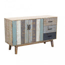 Mobile Felix 126x40x78 h cm in Legno Multicolor