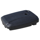 Base per Ombrellone da Giardino Ø50 Riempibile 50-60 kg 2 Ruote in HDPE 60x80x16 cm 