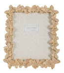 Cornice Farfalle Glod 27,5x2,6x32,5 cm in Resina e Vetro Oro      