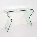 Consolle Fissa in Vetro H80x40x120cm Itamoby Smalle Trasparente 