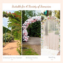 Arco da Giardino Pergola 160x60x215 cm in Legno Marrone Chiaro