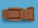 Poltrona Alzapersona 72x80-175x111 cm con Bracciolo Estraibile Dispositivo Medico 1 in Poliestere Nosteo Lenny 641 Marrone 
