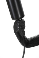 Lampada da Tavolo Monkey Nero 26x34x55 cm in Resina Nero      
