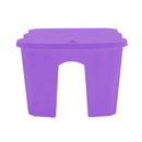 Fioriera da balcone 37x28x20cm in plastica polipropilene Viola