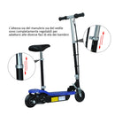 Monopattino Elettrico per Bambini 120W con Sedile Blu 