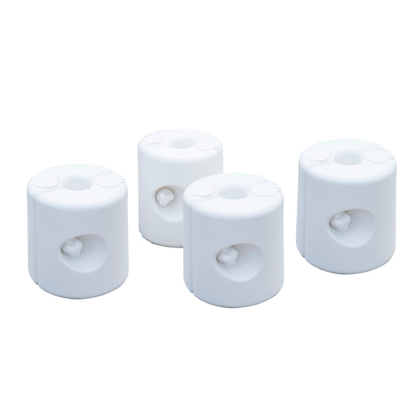 acquista Set 4 Pezzi Base per Gazebo Riempibili 9 Kg x 4 Bianco