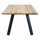 Tavolo Nevis 200x100x74 h cm in Legno Antracite
