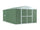 Casetta Box da Giardino in Lamiera di Acciaio Porta Utensili 327x459x217 cm Enaudi Verde