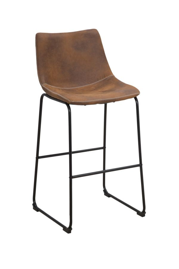 Sgabello Metropolitan Touch 45x54x99 cm in Ferro e PU Marrone e Nero online