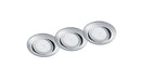 Illuminazione da Incasso da Interno a LED in Metallo Cromo