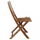Sedia da Giardino Pratika Senza Braccioli 46x59x94 h cm in Legno Marrone