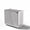 Copri Condizionatore 115x95x67 cm in Alluminio a Parete Big Blade XL Bianco