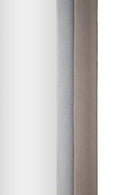 Specchio da Muro Cloe Velluto Grigio 60x4x160 cm in MDF e Poliestere e Specchio Multicolor      
