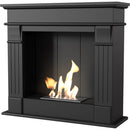 Camino a Bioetanolo da Pavimento 95x28x87 cm Flig Trenton Light Nero