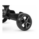 Triciclo a Spinta Pieghevole per Bambini con Maniglione Direzionabile Qplay Rito Star Nero
