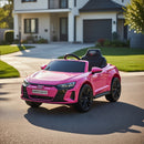 Macchina Elettrica per Bambini 12V Licenza Ufficiale Audi RS E-Tron GT con Telecomando Rosa