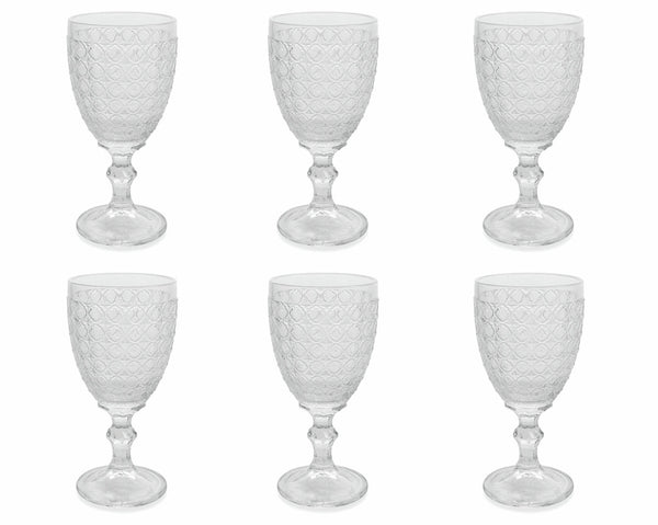 Set 6 Calici in Vetro 235 ml Villa d'Este Home Tivoli Strand prezzo