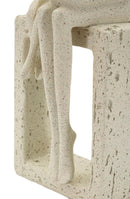 Statuetta Maternità Stons 10x7,5x26 cm in Resina Crema      