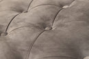 Panca Contenitore 121x51x47 cm in Velluto Soriani Tortora