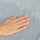 Coperta Elettrica 160x140 cm con 5 Livelli di Calore e 2 Telecomandi in Pile e Poliestere Grigio      
