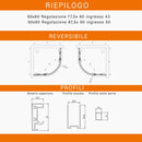 Box Doccia Semicircolare 2 Ante Scorrevoli in Cristallo Trasparente 6mm H195 Bonussi Lucy Varie Misure