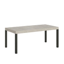  Tavolo Allungabile 90-246x90x77 cm Everyday Premium Cashmere Gambe Antracite