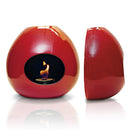 Camino a Bioetanolo da Parete in Ceramica 50x48 cm Ferazzoli Onion Rosso