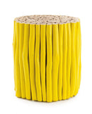 Tavolino Guadalupe Giallo in Legno