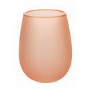 Set 6 Bicchieri Acqua Effetto Frosted Happy Hour Sunset in Vetro VdE Tivoli 1996 Rosso