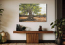 Dipinto su Tela Olivo 120x3,8x80 cm in Pino e Tela      