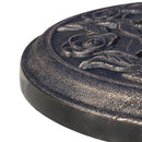 Base per Ombrellone da Giardino Ø45 cm 9 Kg in Resina con Finiture in Bronzo