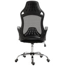 Sedia da Ufficio Presidenziale Ergonomica a Rete  Nera