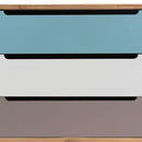 Mobile Brisbane 80x35,5x66,5 h cm in Legno Multicolor