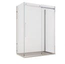 Box Doccia 3 Lati 1 Anta Scorrevole in Cristallo Trasparente 8mm H195 Bonussi Alina Varie Misure