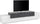 Mobile TV 3 Ante 240x45x51,5 cm Coro Bianco Lucido e Ardesia