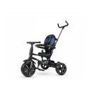 Triciclo a Spinta Pieghevole per Bambini con Maniglione Direzionabile Qplay Rito Star Blu