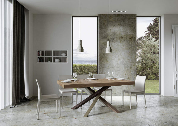 Tavolo 160x90x77 cm Volantis Fix Quercia Naturale sconto
