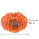 Set 2 Zucca Artificiale Larghezza 24 cm 