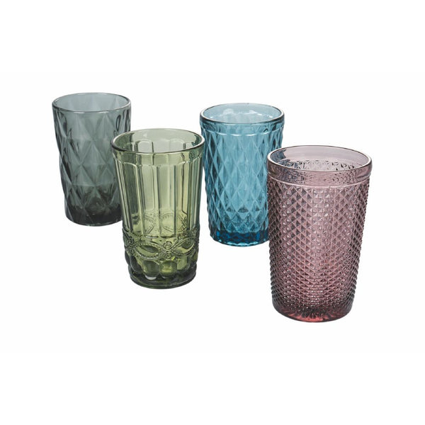 Set 4 Bicchieri Bibita Blend in Vetro VdE Tivoli 1996 4 Colori Differenti prezzo