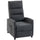 Poltrona Massaggiante  66x91x108 cm Reclinabile a 160° con Poggiapiedi e Telecomando in Ciniglia Grigio Scuro