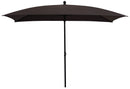 Ombrellone da Giardino 2,4x1,5 m Palo Ø27 mm in Acciaio Maffei Kronos Tortora