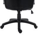 Sedia da Gaming Ergonomica Imbottita con Altezza Regolabile Nero Arancione 