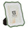 Cornice Margot Verde 22,1x1,4x27,2 cm in Zinco e Vetro Verde e Argento