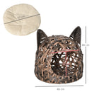 Cesta per Gatti Ø46 in Vimini Marrone