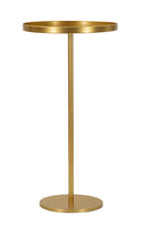 Tavolinetto Doha Ø51x100 cm in Ferro Oro      