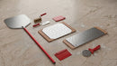 Tagliere da Cucina 40,5x12 cm In Legno e Acciaio Giusto