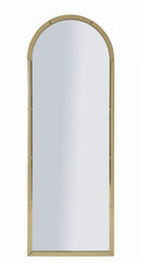 Specchio da Muro Baku Oro 55x2x150 cm in MDF e Vetro e Specchio Oro      