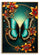 Stampa Decorata su Tela Laccata con Cornice Butterly 70x4x100 cm in Abete e Tela e Plastica