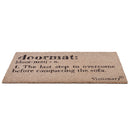 Zerbino "doormat" 70x1,5x40 cm in Cocco e PVC VdE Tivoli 1996 