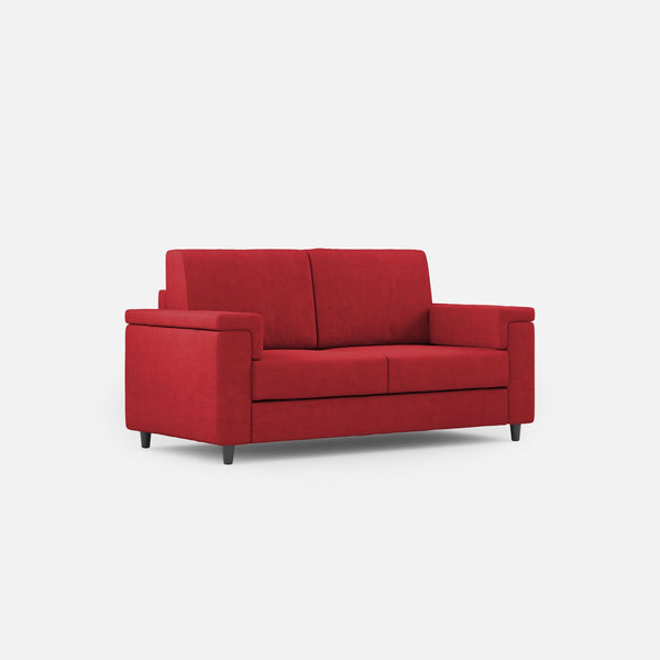 Divano 2 Posti 168x85x85 cm Marrak in Tessuto Rosso online